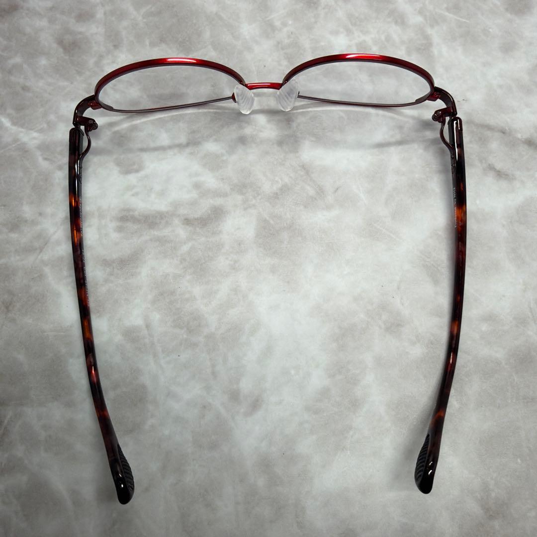 美品 eyebrella アイブレラ 度なし UVカット 伊達メガネ EB-24