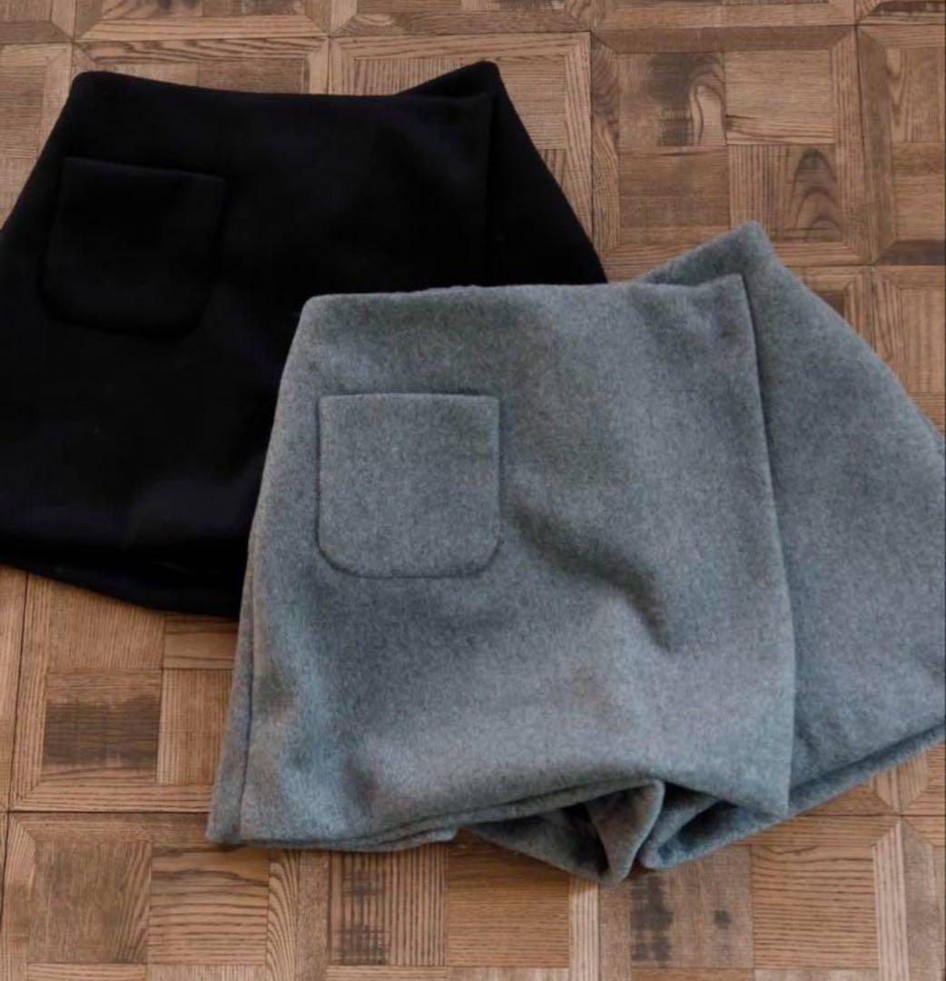 Litenリテン Softy Skort ショートパンツ ブラックスコート