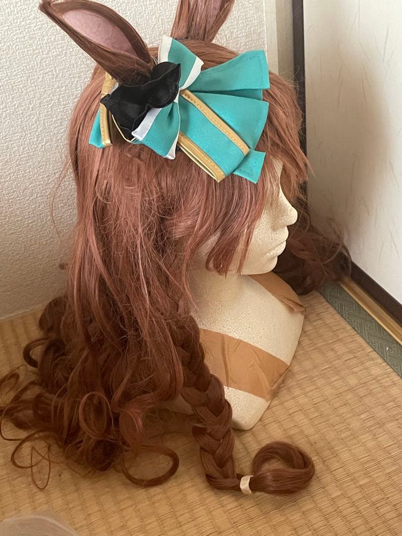 【ウィッグ、耳、尻尾つき】ウマ娘　メジロブライト　コスプレ　衣装