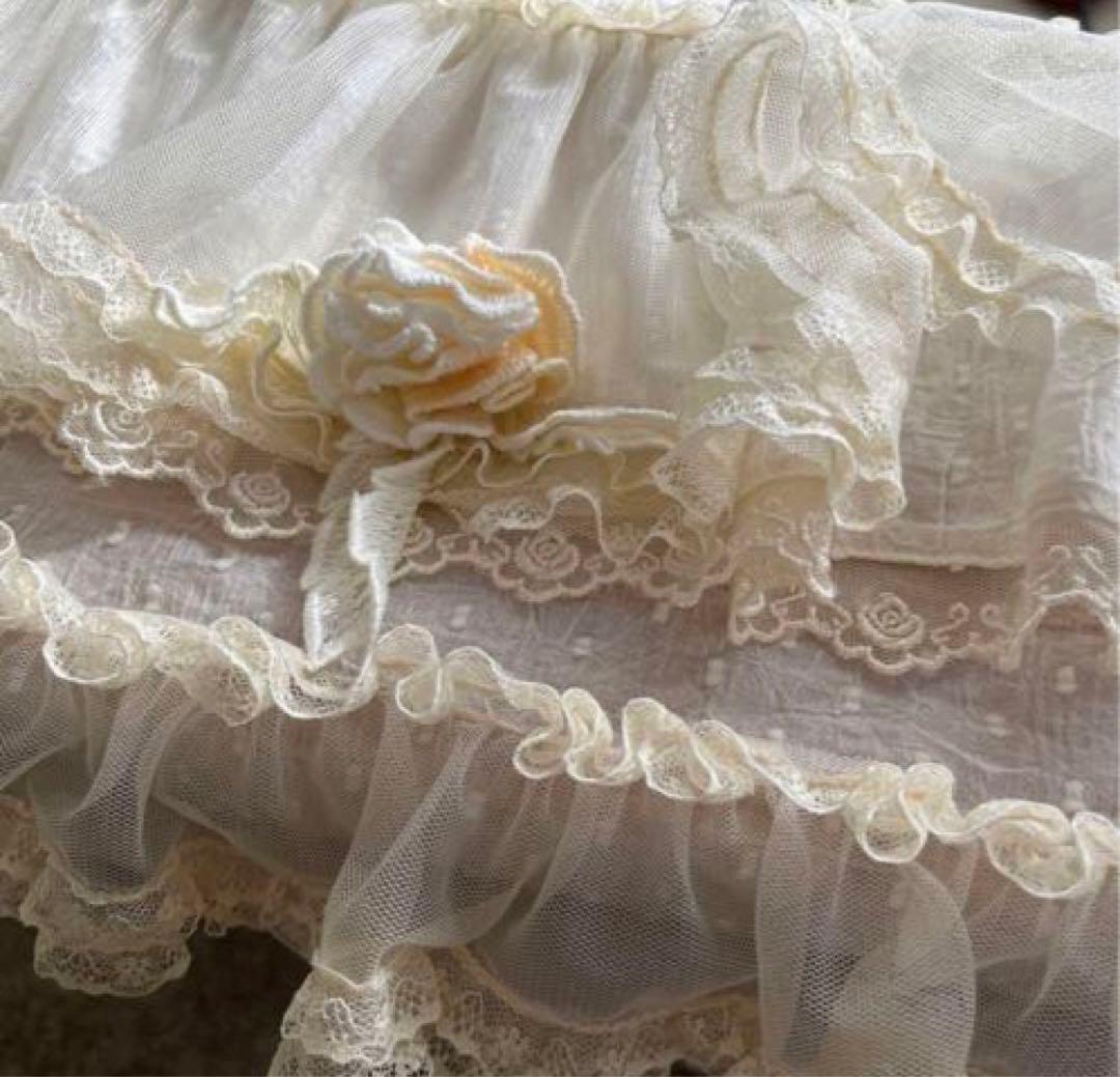 サエラ風 レース バスケット ハンドメイド 薔薇 ローズ