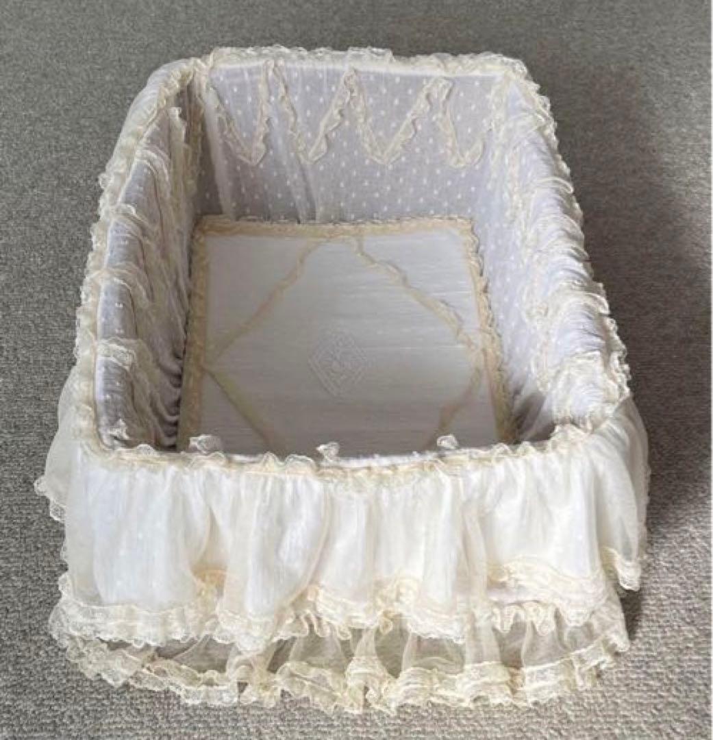 サエラ風 レース バスケット ハンドメイド 薔薇 ローズ