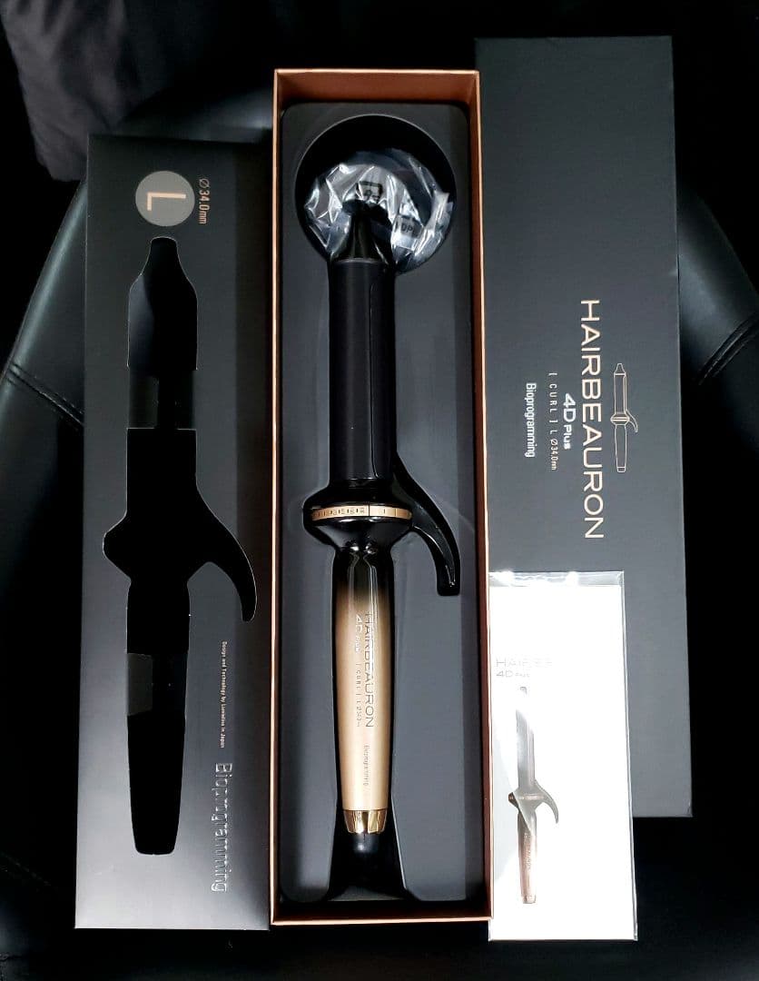 HAIRBEAURON 4Dplusカール 34mm 箱付 訳あり ジャンク品