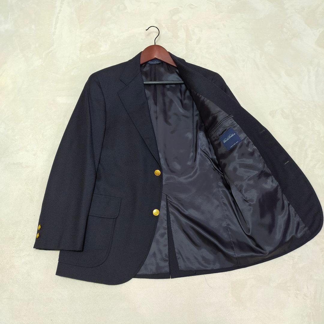 美品　BROOKS BROTHERS　紺ブレザー　総裏地　39SHT　日本製