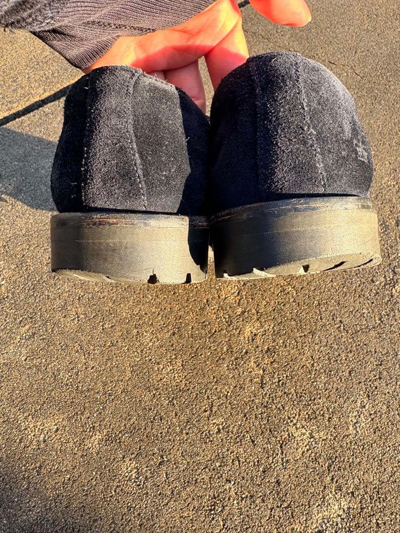 サンダース　sandars×hobo　キャップトゥスウェードレザーシューズ