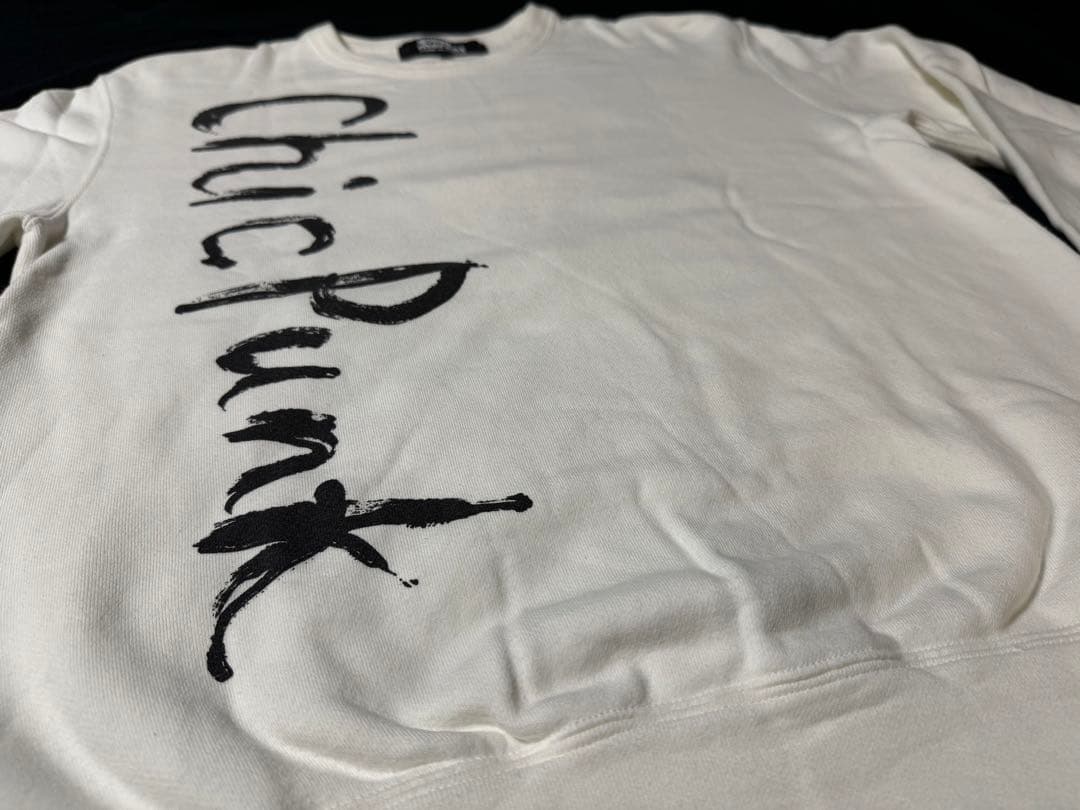 Lサイズ OH-T113 スウェット ブラックマーケット ギャルソン 白 闇市