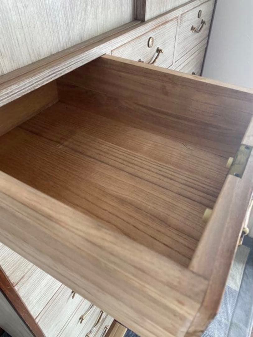 【美品】加茂桐タンス(ろう仕上げ高級箪笥)