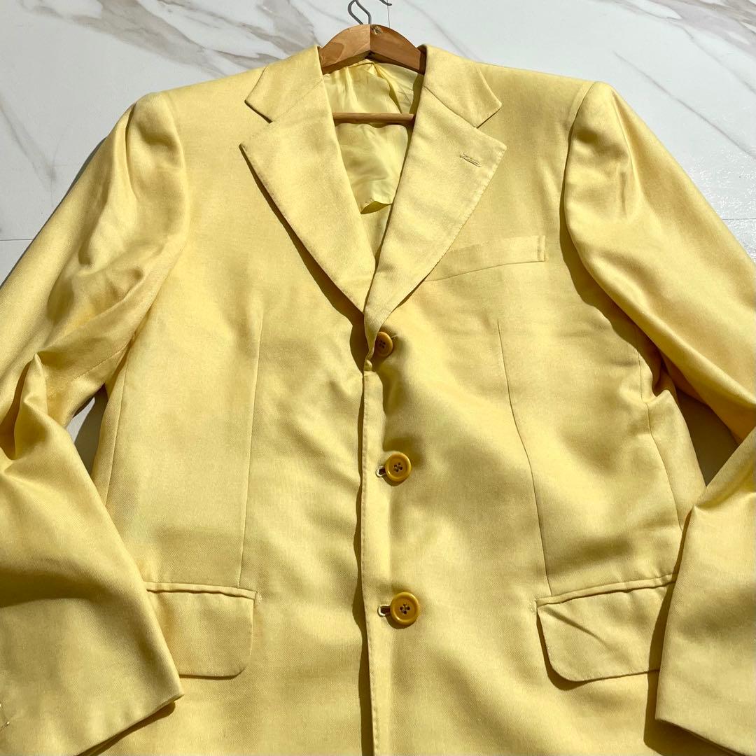 入手困難✨ ブリオーニ カシミヤ シルク テーラードジャケット イエロー
