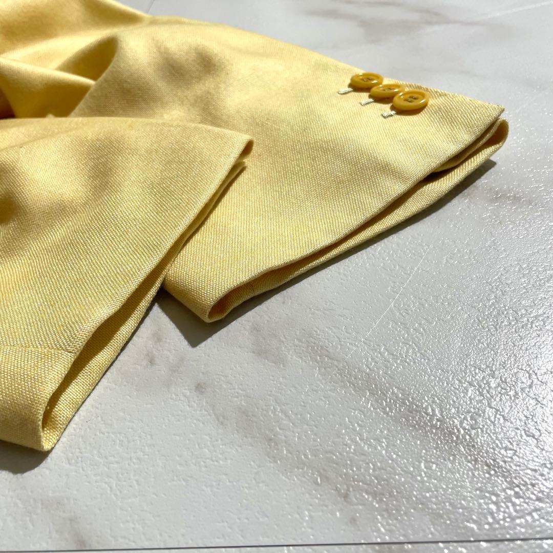 入手困難✨ ブリオーニ カシミヤ シルク テーラードジャケット イエロー