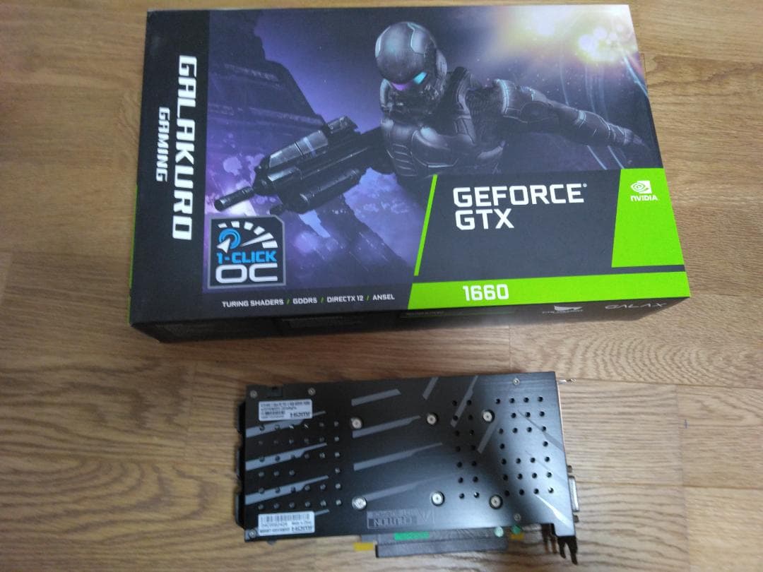 グラフィックボード・グラボ・ビデオカード GALAKURO GeForce GTX 1660