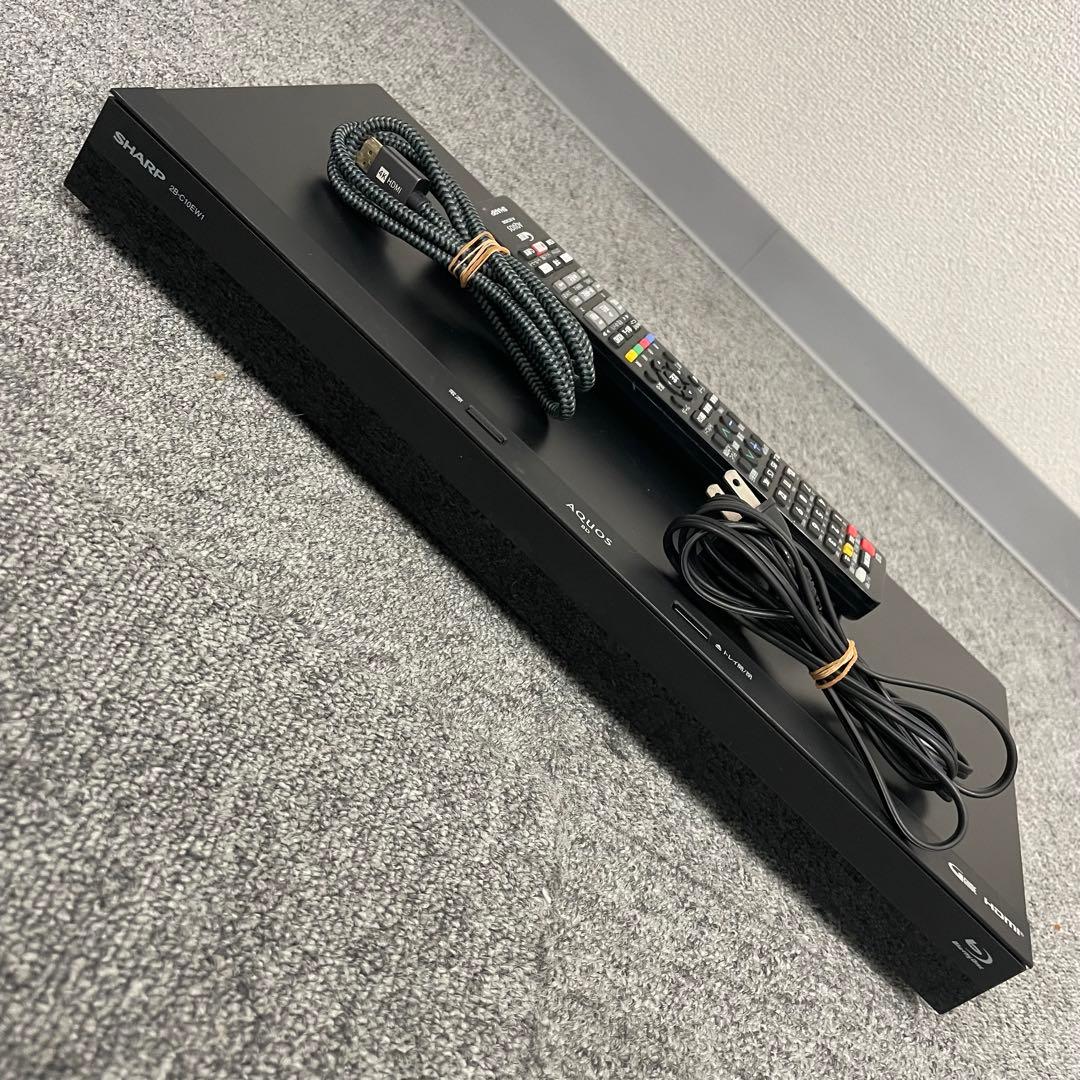 動作品 Sharp 2B-C10EW1 ブルーレイレコーダー 2023年製
