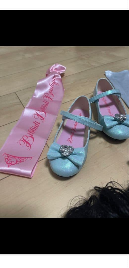 ビビデバビデブティック プレミアムシンデレラ ドレス130cmシューズ21cm
