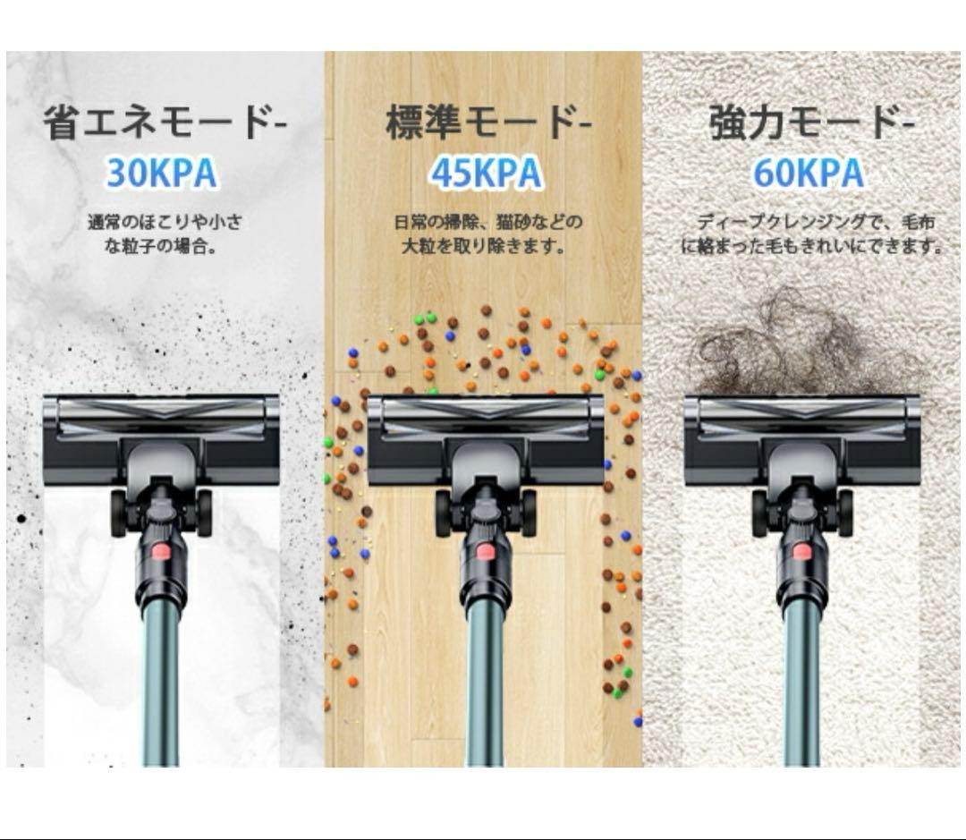 掃除機　強力　LEDライト　液晶ディスプレイ　コードレス　サイクロン式　新品