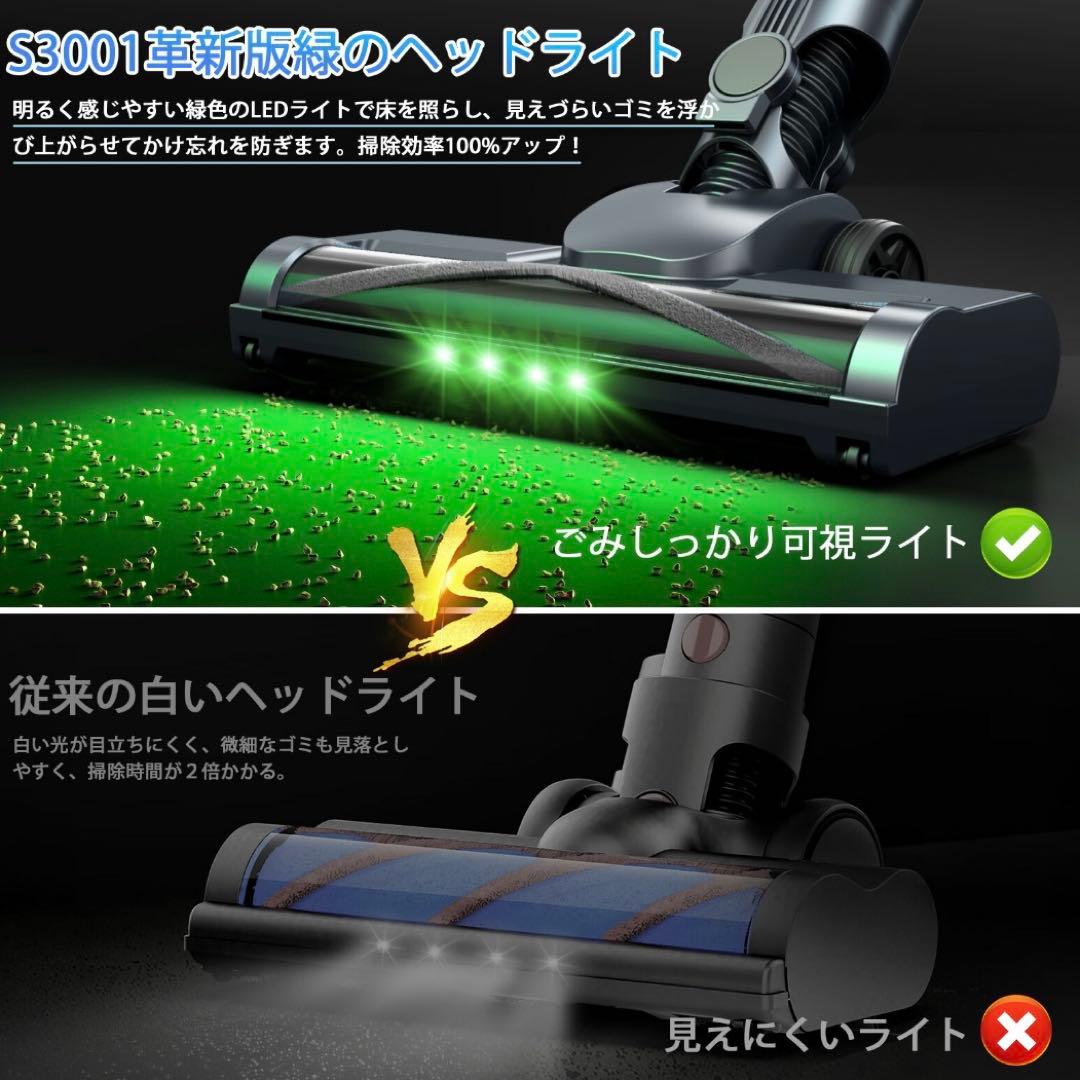 掃除機　強力　LEDライト　液晶ディスプレイ　コードレス　サイクロン式　新品
