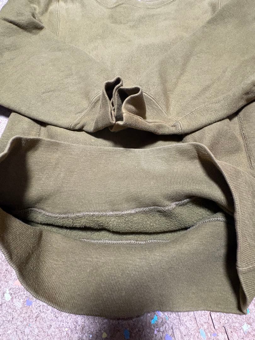 リバースウィーブ 90s 完全目無し レアカラーオリーブ チャンピオン