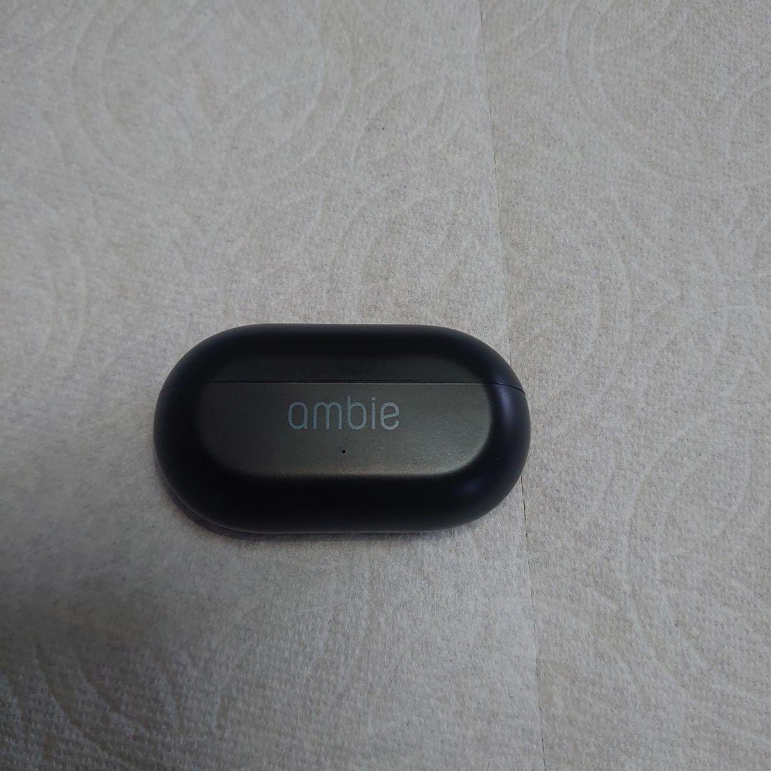 ambie ワイヤレスイヤホン イヤカフ ブラック AM-TW01