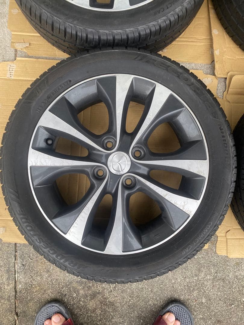 MH34 ワゴンRスティングレー純正ホイール