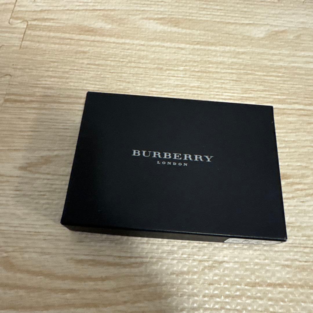新品 未使用 BURBERRY バーバリー ブラウン レザー 名刺入れ