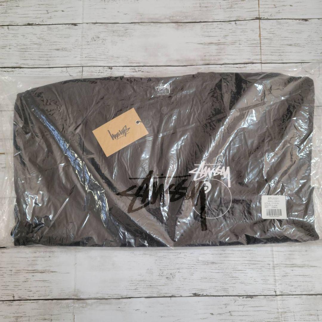STUSSY 8BALL SWEAT Sサイズ ブラック