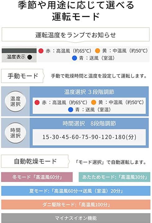ハイパワー！ふとん乾燥機 　布団乾燥機 布団あたため
