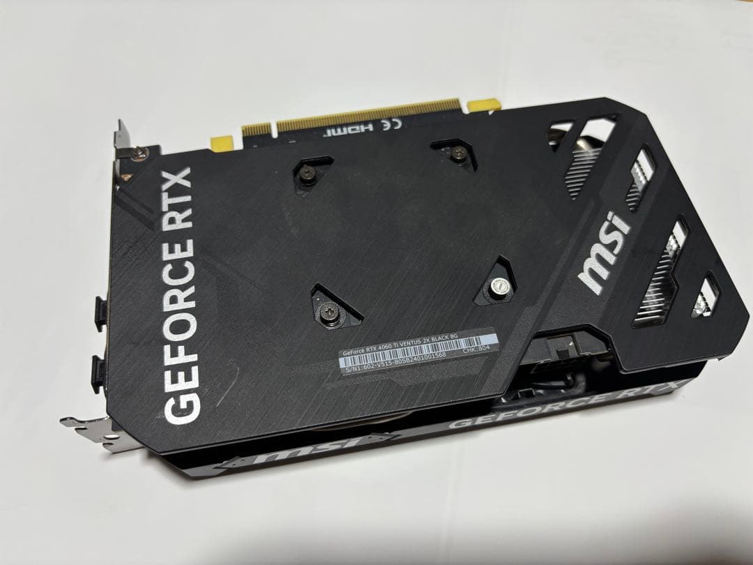 グラフィックボード・グラボ・ビデオカード NVIDIA GeForce RTX 4060 ti 8GB