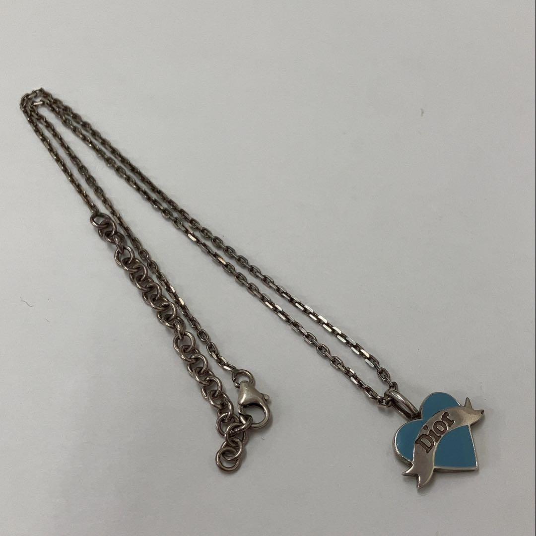 Christian DiorハートSIRVER925ネックレス