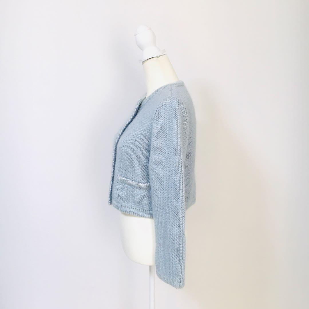 近年美品　FOXEY フォクシー　カシミヤ　モヘア　カーディガン　ジャケット