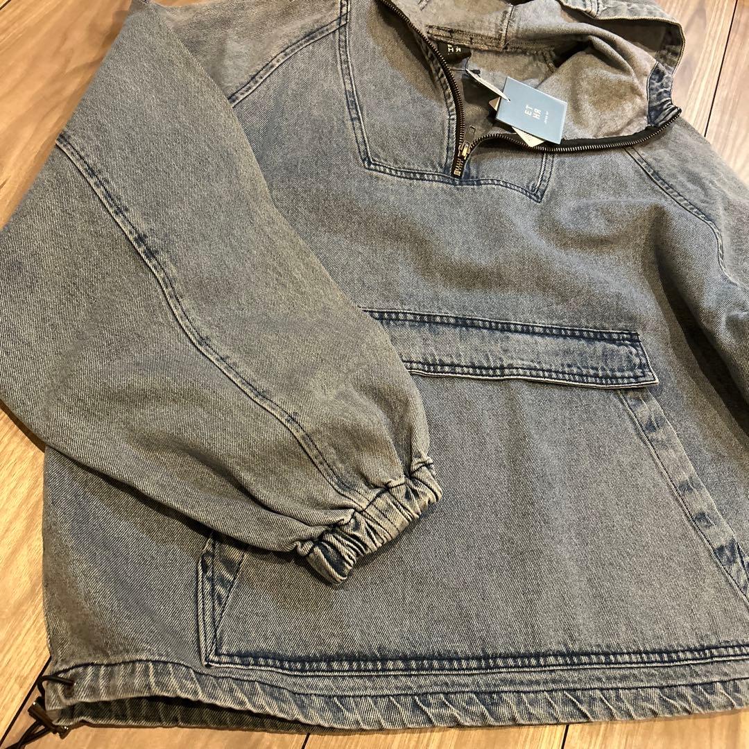 【新品未使用】アノラックパーカー　デニム　フーディ　ヤマダヤ