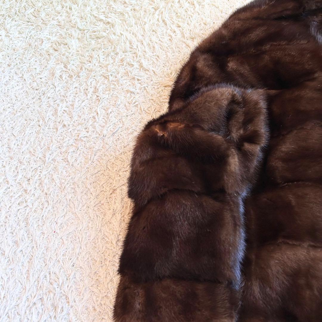 【希少デザイン✨️ミンクコート】 本毛皮 リアル San Marco FUR