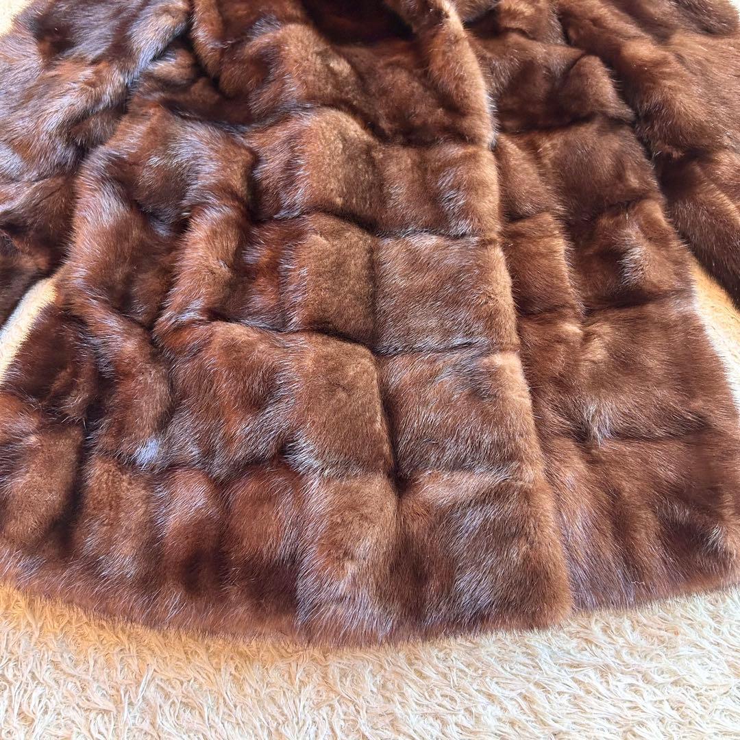 【希少デザイン✨️ミンクコート】 本毛皮 リアル San Marco FUR