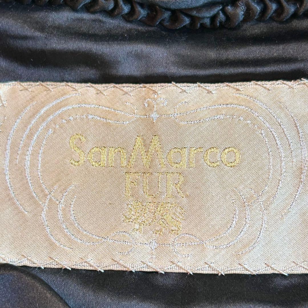 【希少デザイン✨️ミンクコート】 本毛皮 リアル San Marco FUR