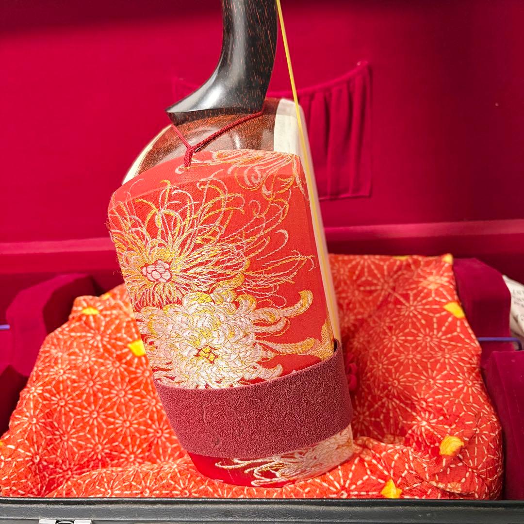 【高級】三味線 細棹 本体 専用ハードケース付