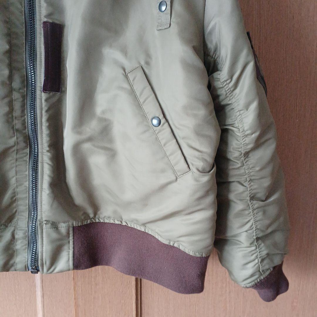 オリーブグリーン ボンバージャケット