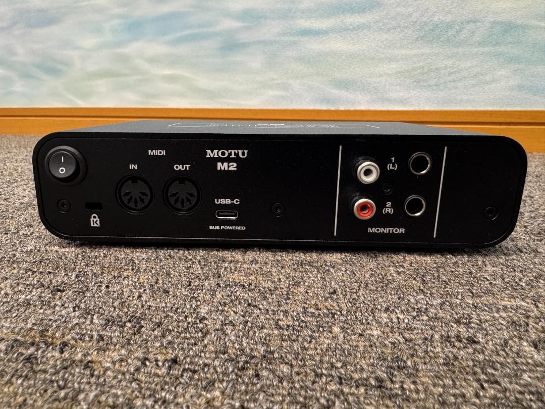 MOTU M2 オーディオインターフェース USB-C MIDI対応