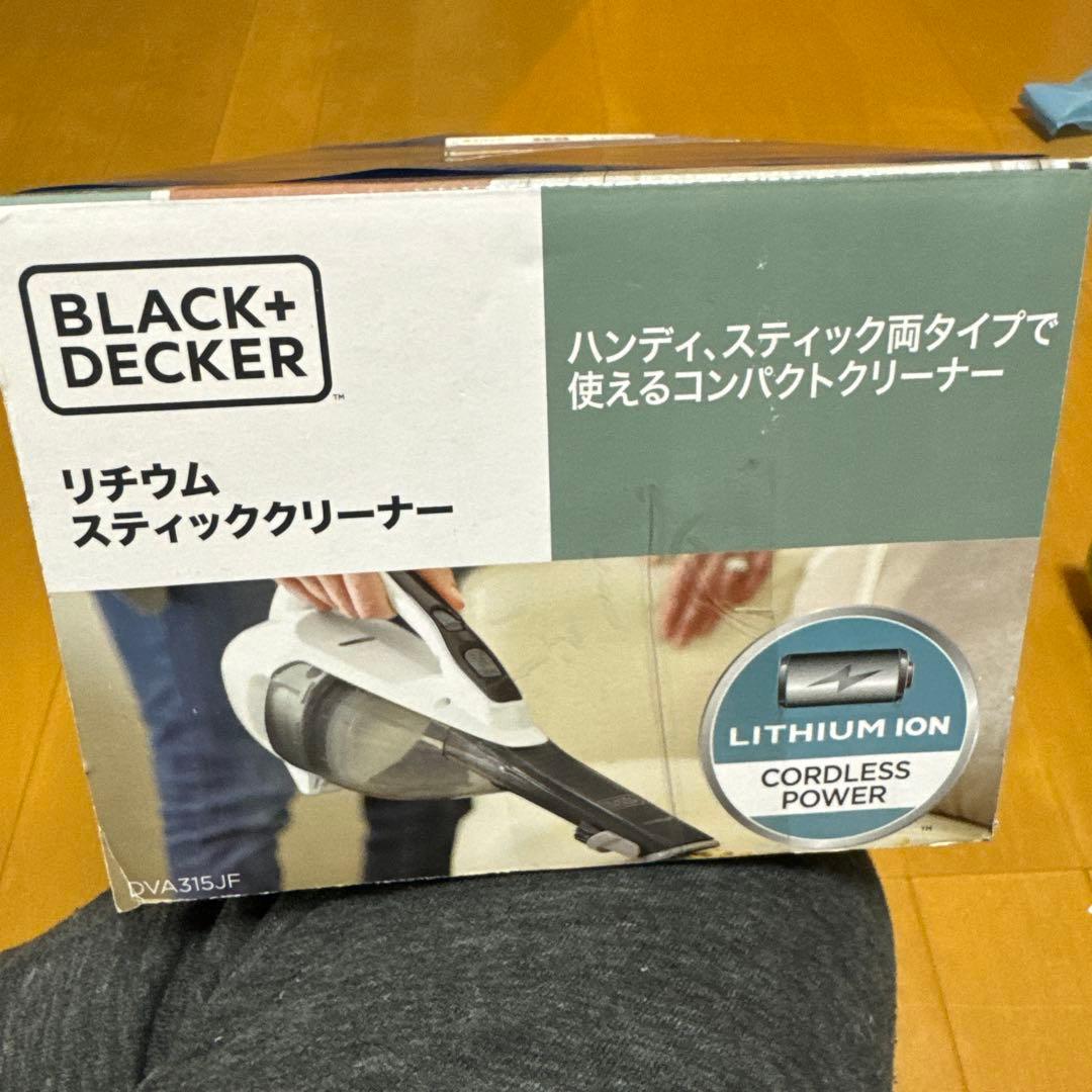 BLACK+DECKER　リチウムスティッククリーナー　新品未開封