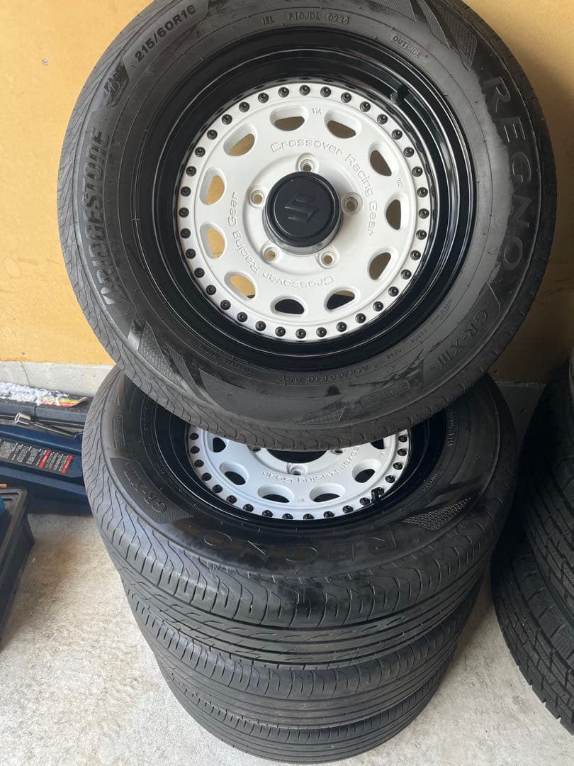 215/60R16 WORK JB64 ジムニー ホワイト