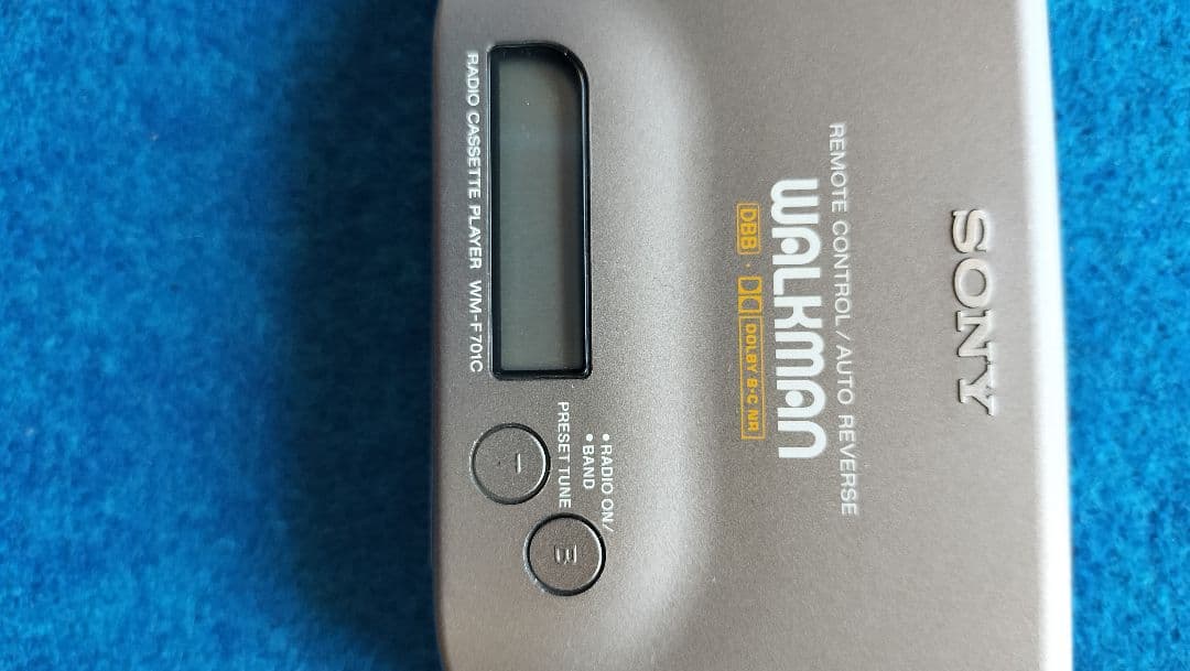 【ジャンク】SONY WM-F701C ポータブルカセットプレーヤー