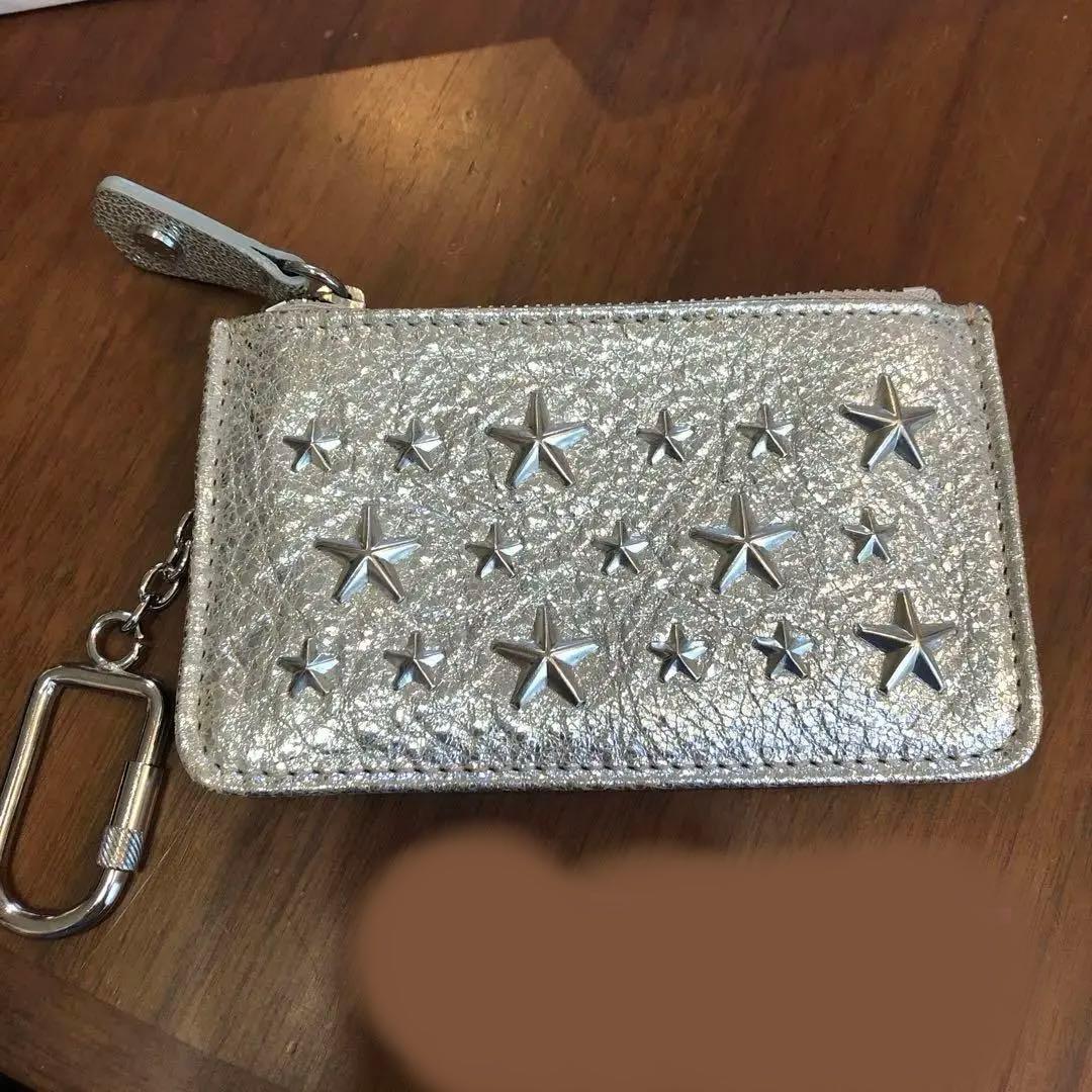 未使用☆ジミーチュウ　ケース　シルバー☆キーリング