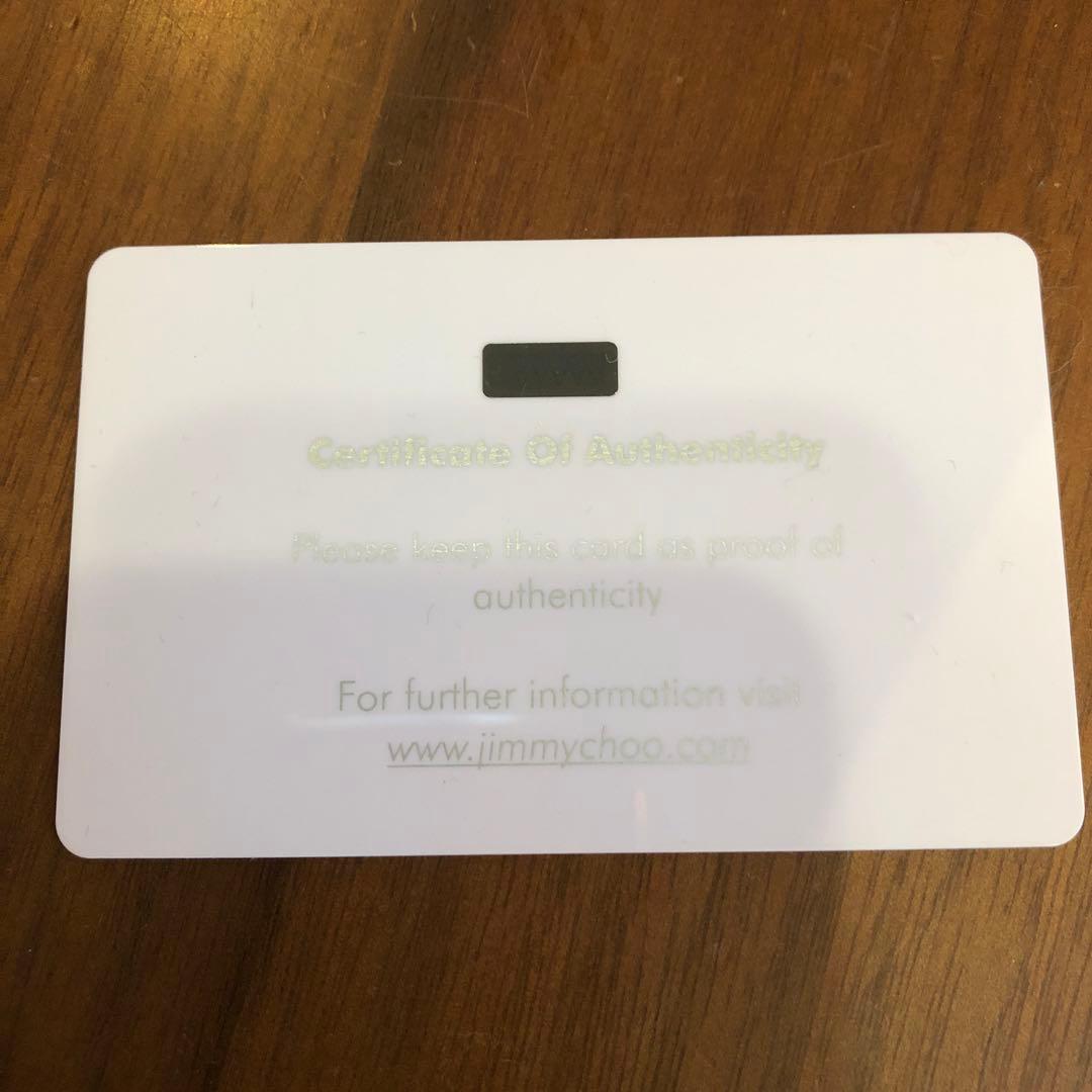 未使用☆ジミーチュウ　ケース　シルバー☆キーリング