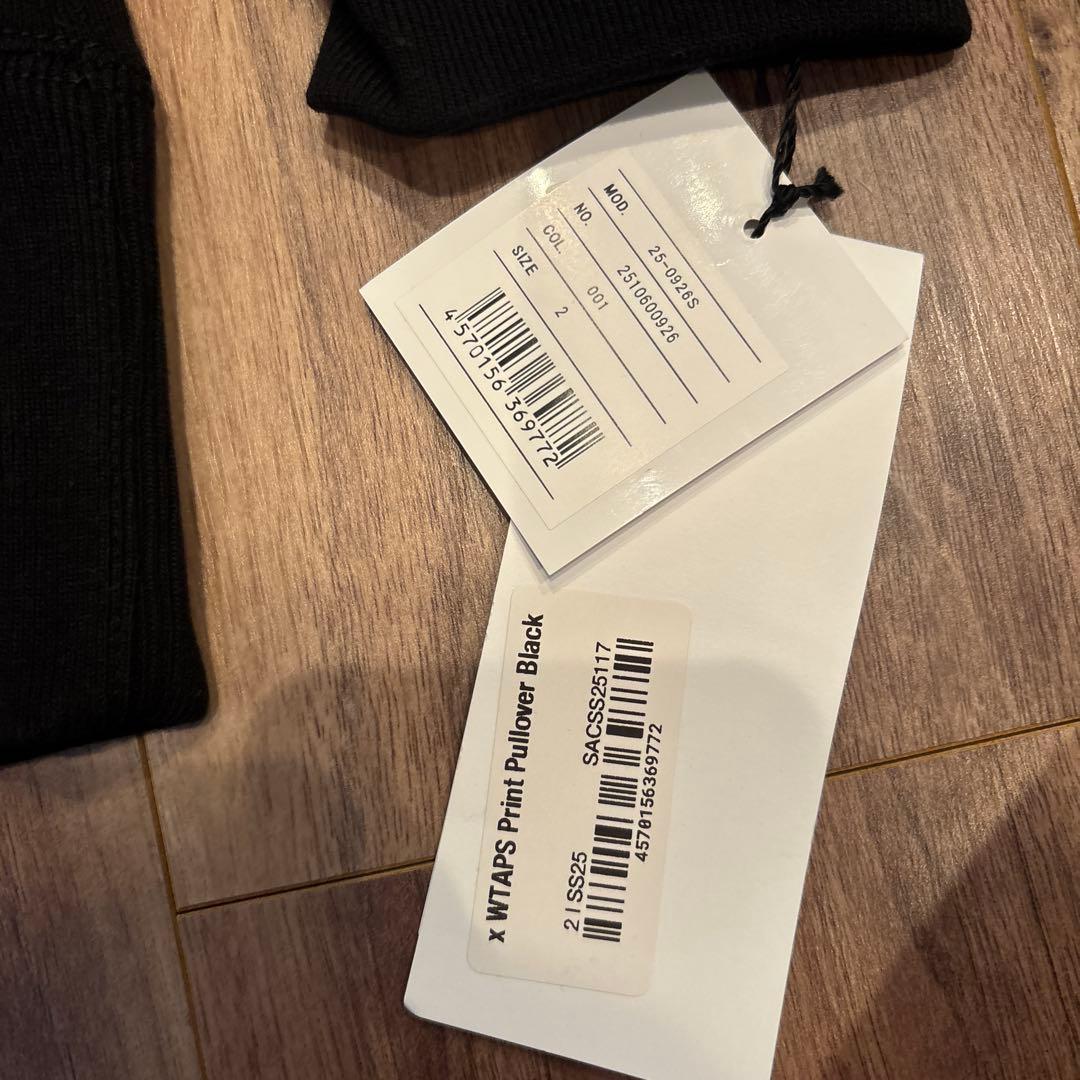 新品sacai x WTAPS 25SSPrint PulloverスウェットM