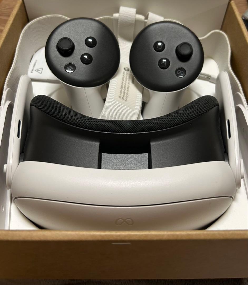 【美品】 Quest 3 128GB 本体と別売りアタッチメント付き