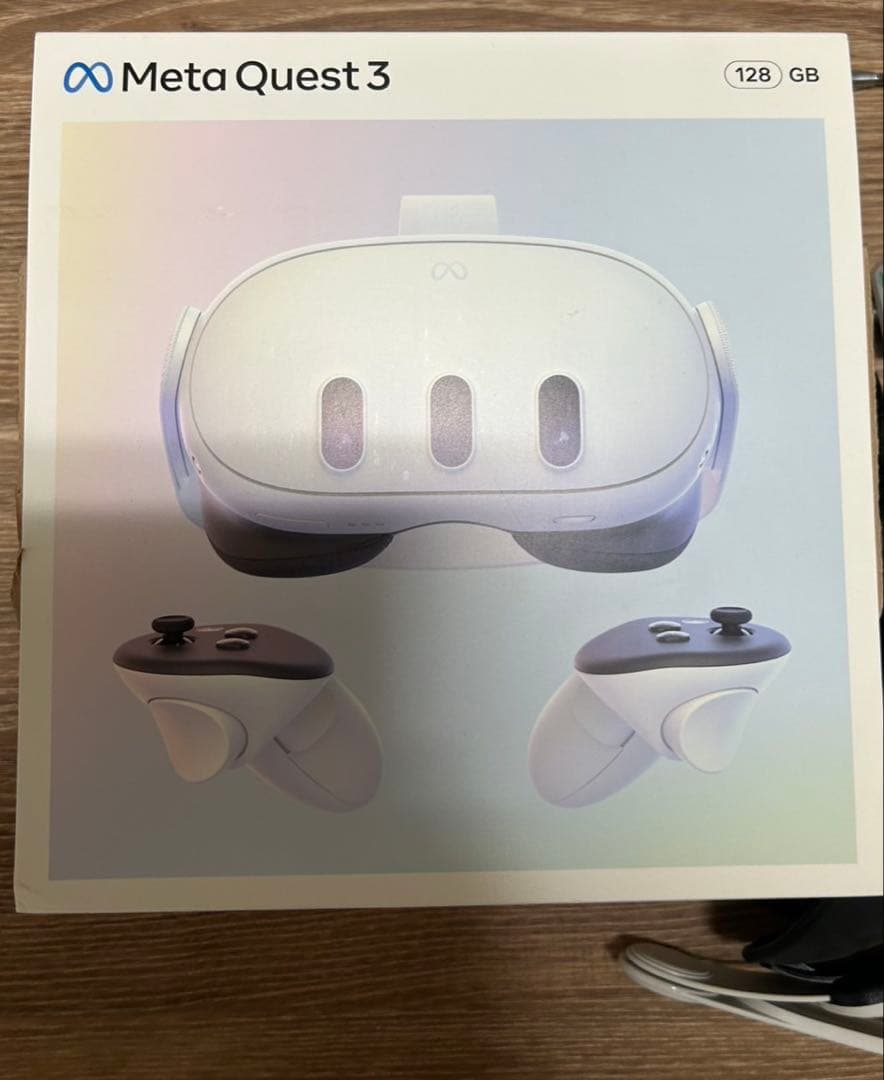【美品】 Quest 3 128GB 本体と別売りアタッチメント付き