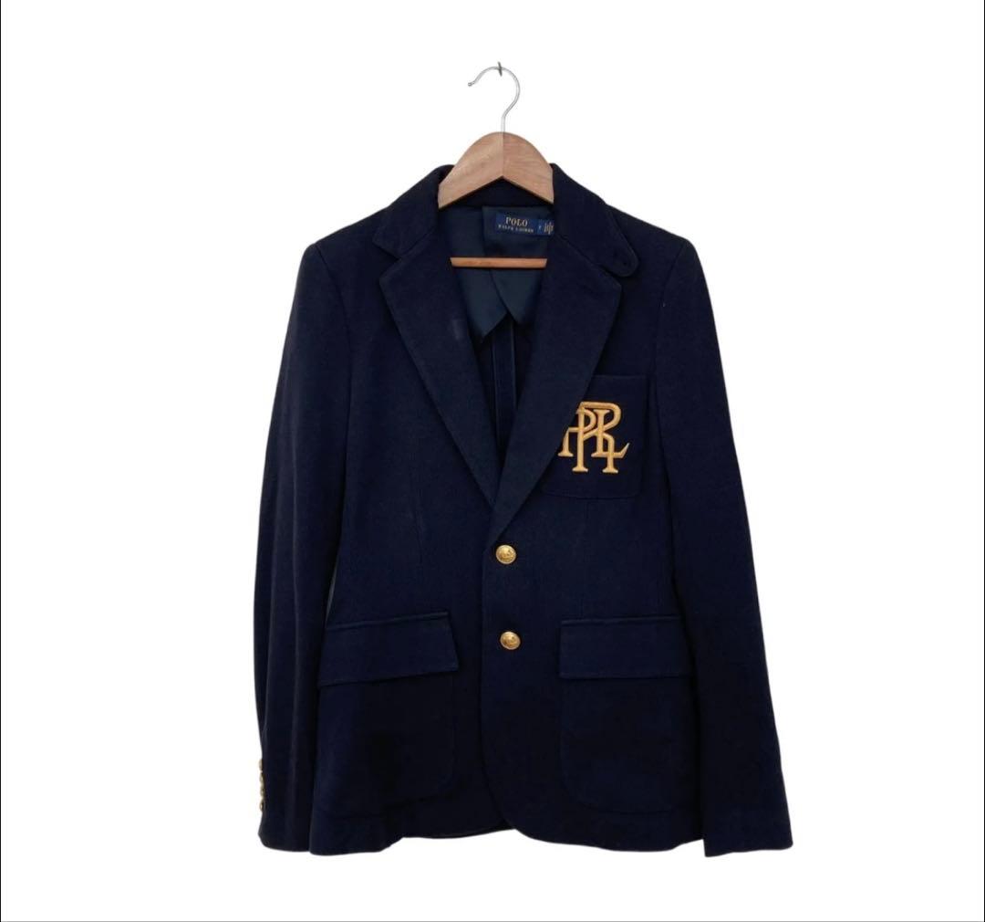 ポロラルフローレン　 ブレザーコットンニットジャケットサイズ2