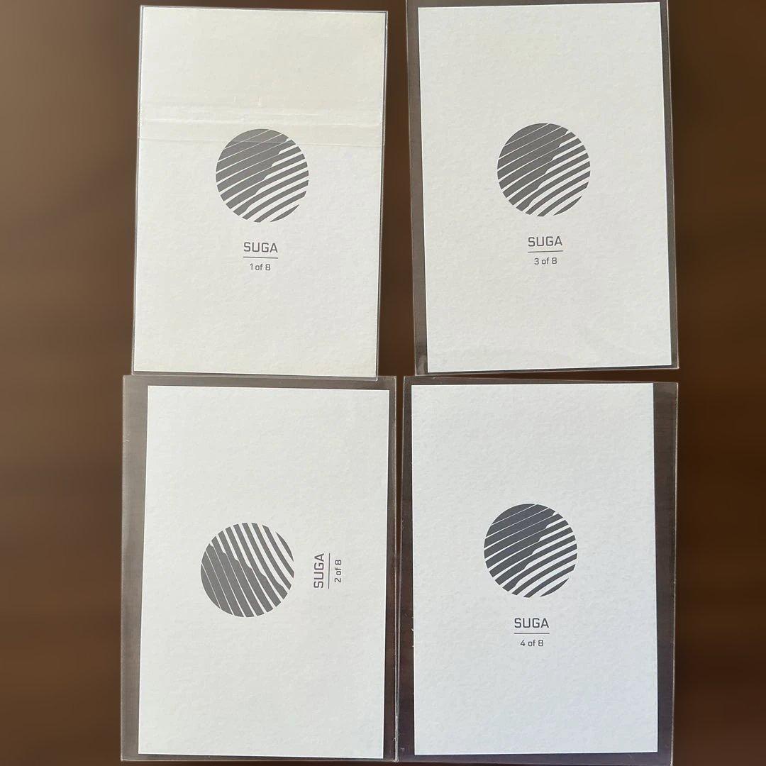 BTS WINGS TOUR 韓国限定　ミニフォト　ユンギ　トレカ　コンプ