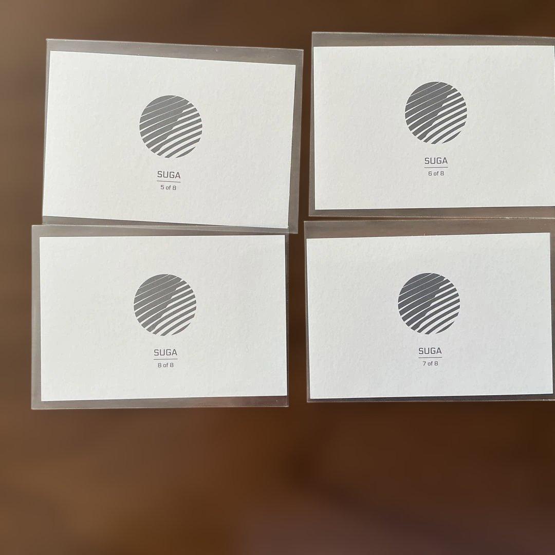 BTS WINGS TOUR 韓国限定　ミニフォト　ユンギ　トレカ　コンプ