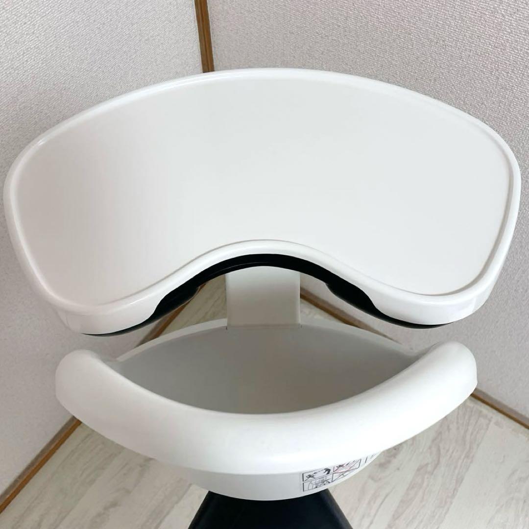 美品 BABYBJÖRN ハイチェア ベビーチェア ホワイト ブラック