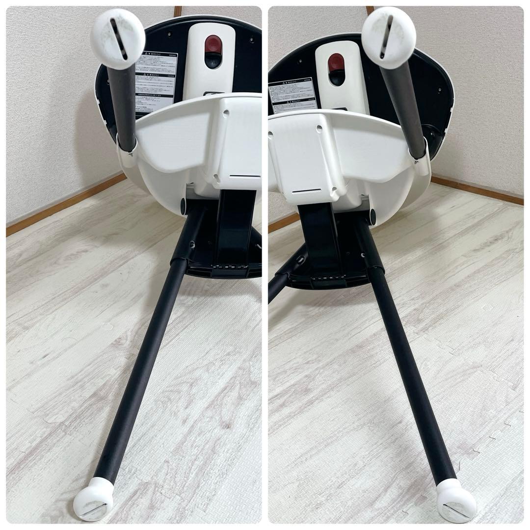 美品 BABYBJÖRN ハイチェア ベビーチェア ホワイト ブラック