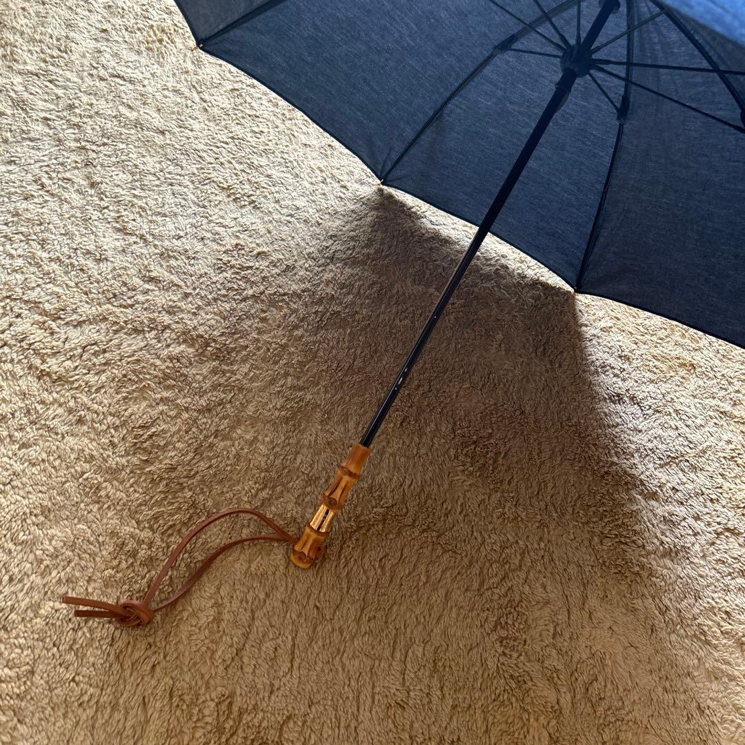 トラディショナル　ウェザーウェア　晴雨兼用 木製ハンドル