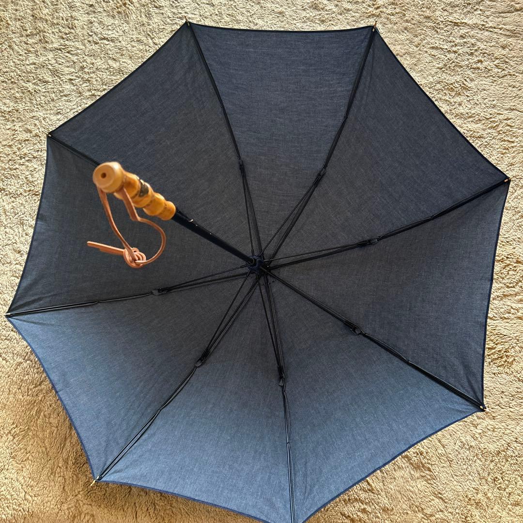 トラディショナル　ウェザーウェア　晴雨兼用 木製ハンドル