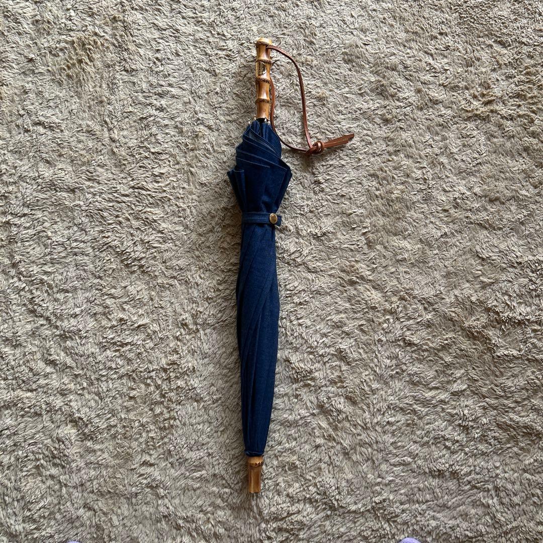 トラディショナル　ウェザーウェア　晴雨兼用 木製ハンドル