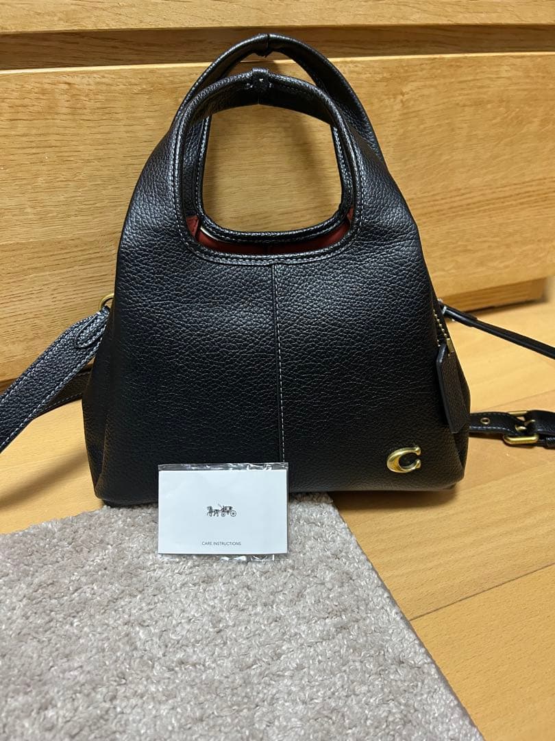 コーチ ハンドバッグ ショルダー 2way ラナブラック